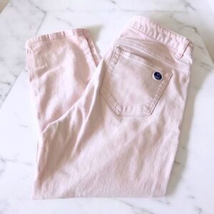 MICHAEL KORS PINK JEANS CROP SKINNY JEANS Size 6 Blush Pink Color FAST SHIPPING